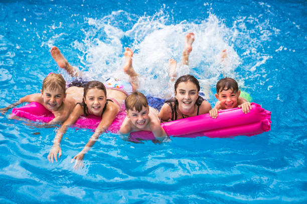 toddlers friendly activities in Zanzibar at pool party