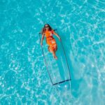 Paddle to crystal clear water