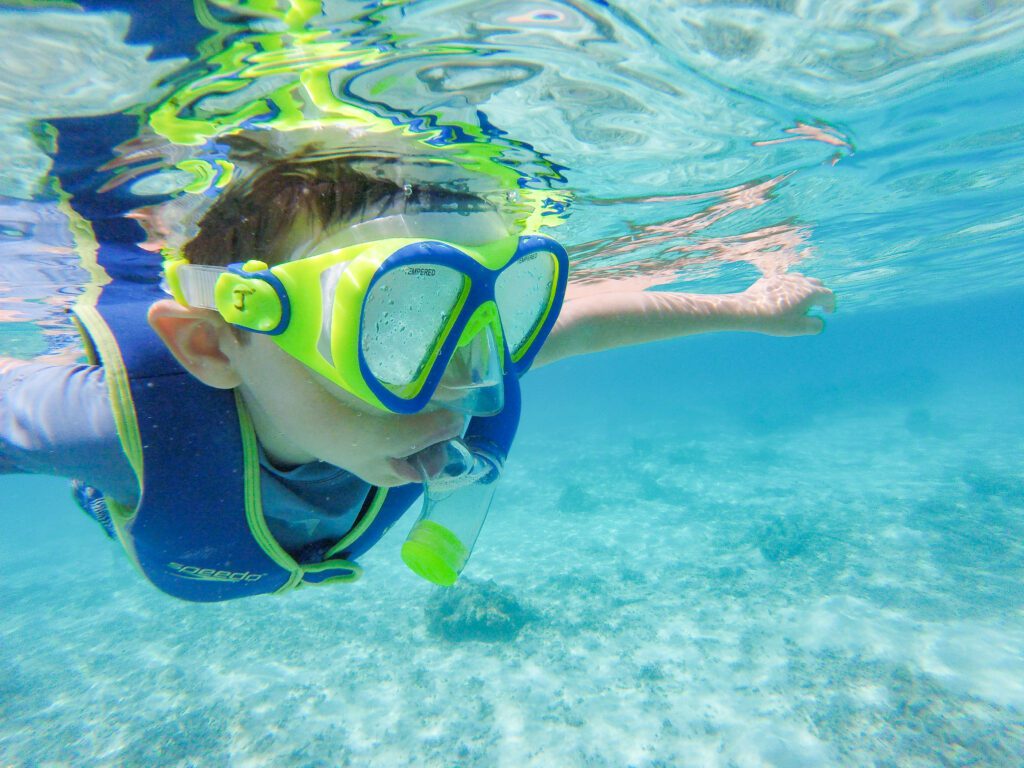 Family-friendly snorkeling is a fun way to introduce kids to marine life